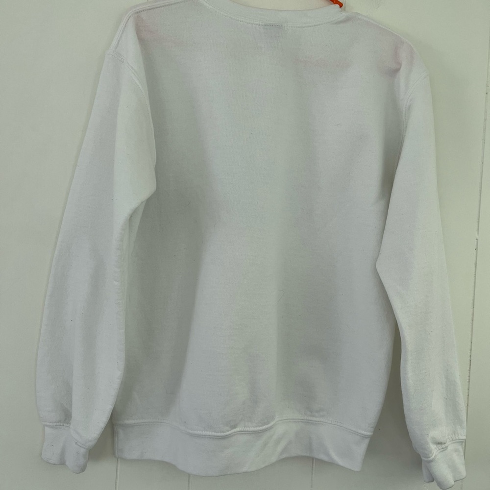 Tennessee Lips White Sweatshirt VOLS Size Small - Picture 3 of 10